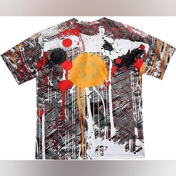 New Men's Patches Shirt Multiple Sizes - Picture 3 of 4